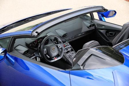 Lamborghini Huracán Spyder, Cockpit