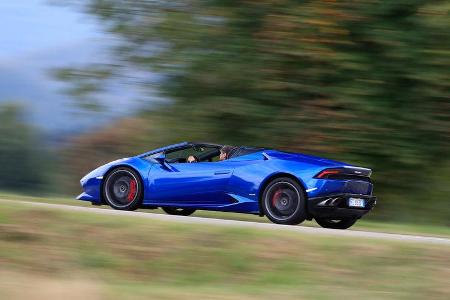 Lamborghini Huracán Spyder, Seitenansicht