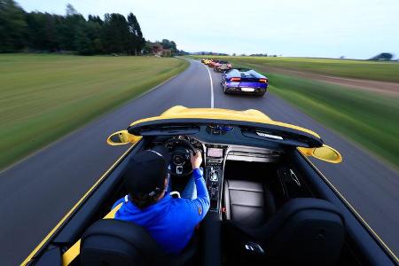 Jaguar F-Type, Chevrolet Corvette, Lamborghini Huracán, Porsche 911 Turbo S, Ferrari 488 Spider