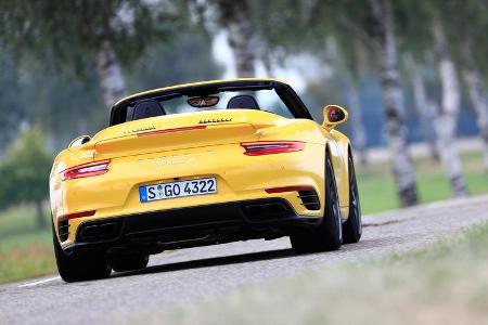 Porsche 911 Turbo S Cabriolet, Heckansicht