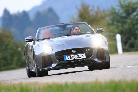 Jaguar F-Type SVR Cabriolet, Frontansicht
