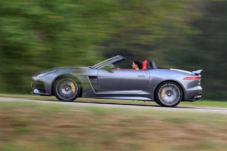 Jaguar F-Type SVR Cabriolet, Seitenansicht