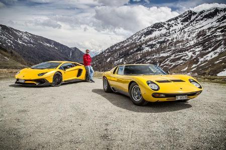 Lamborghini Miura SV - 50 Jahre - Lamborghini Aventador SV - Fahrbericht - Sportwagen - V12