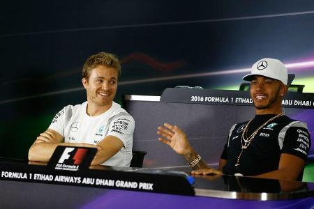 Hamilton - Rosberg - GP Abu Dhabi 2016 - Formel 1