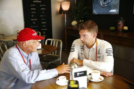 Lauda - Vowles - GP Abu Dhabi 2016 - Formel 1