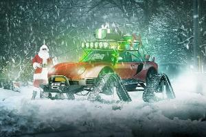 Autos für den Weihnachtsmann