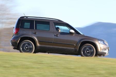 Skoda Yeti 2.0 TDI Outdoor Elegance, Seitenansicht