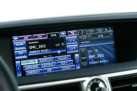 Lexus GS 450h, Bildschirm