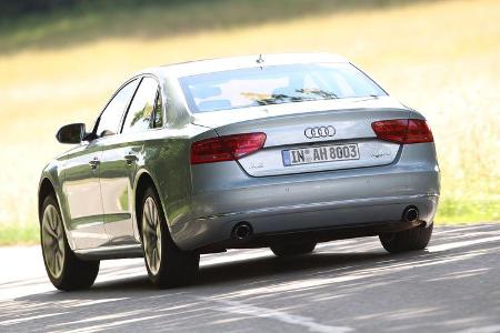 Audi A8 Hybrid, Heckansicht