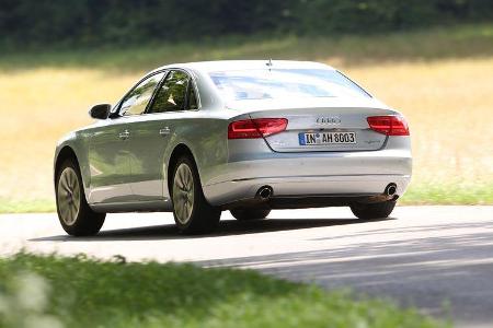 Audi A8 Hybrid, Heckansicht