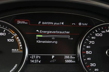 Audi A8 Hybrid, Rundinstrumente