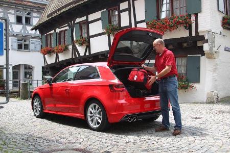Audi A3 1.8 TFSI, Heckansicht, Heckklappe