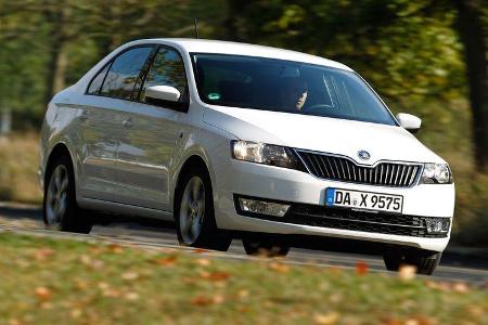 Skoda Rapid 1.2 TSI Green Tec, Frontansicht Skoda Rapid 1.2 TSI Green Tec, Frontansicht