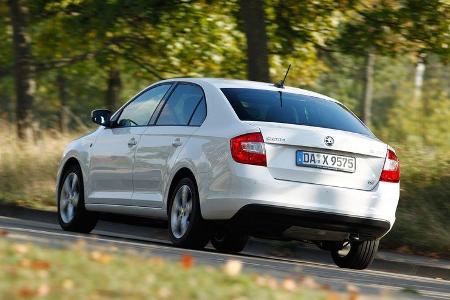 Skoda Rapid 1.2 TSI Green Tec, Heckansicht