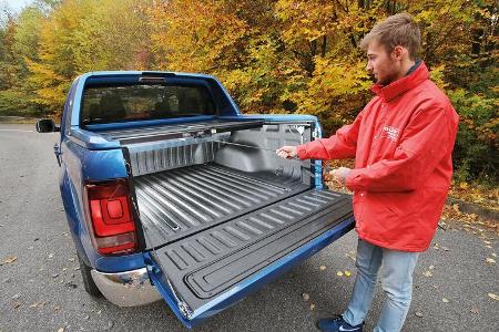 VW Amarok 3.0 TDI, Laderaumabdeckung