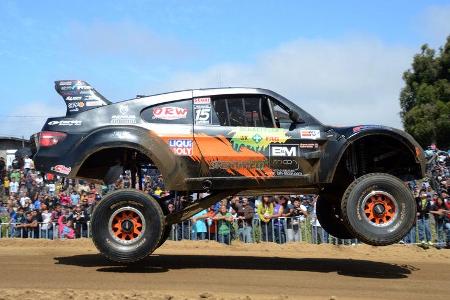 Trophy Truck, Seitenansicht, Flugeinlage