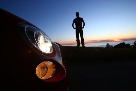 Fiat Abarth 695 Tributo Ferrari, Frontscheinwerfer