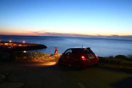 Fiat Abarth 695 Tributo Ferrari, Seitenansicht