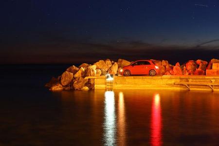Fiat Abarth 695 Tributo Ferrari, Seitenansicht