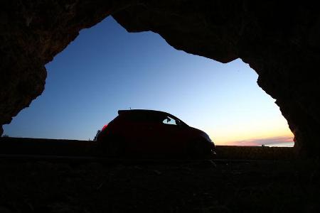 Fiat Abarth 695 Tributo Ferrari, Seitenansicht