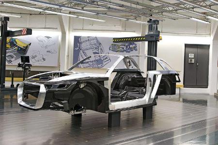 Audi Crosslane, Rahmen, Leichtbau