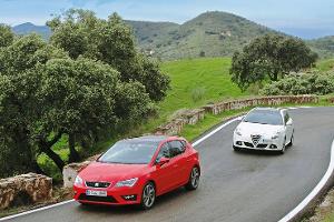 Seat Leon und Alfa Romeo Giulietta im Fahrbericht
