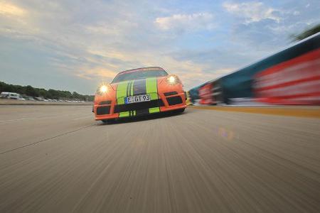 Highspeed-Test, Nardo, ams1511, 391km/h, 9ff Porsche 911 GT3, Frontansicht