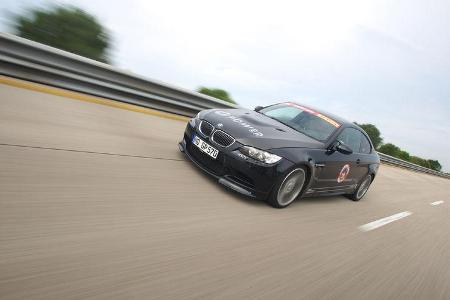 Highspeed-Test, Nardo, ams1511, 391km/h, G-Power BMW M3, Steilkurve, Frontansicht