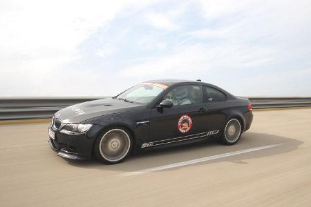 Highspeed-Test, Nardo, ams1511, 391km/h, G-Power BMW M3, Seitenansicht
