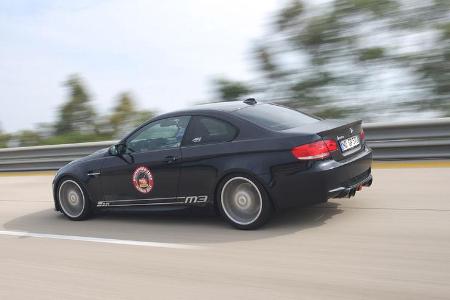 Highspeed-Test, Nardo, ams1511, 391km/h, G-Power BMW M3, Rückansicht