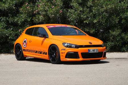 Highspeed-Test, Nardo, ams1511, 391km/h, Mathilda VW Scirocco R, Frontansicht