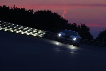 Highspeed-Test, Nardo, ams1511, 391km/h, MKB Mercedes SLR McLaren, Fronatansicht, Nacht
