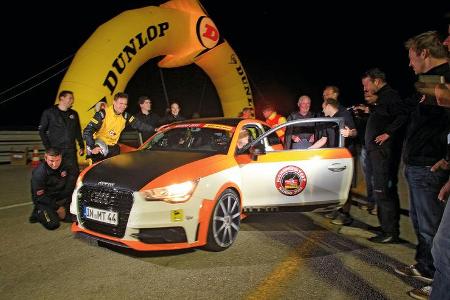 Highspeed-Test, Nardo, ams1511, 391km/h, MTM Audi A1, Gruppenbild