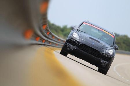 Highspeed-Test, Nardo, ams1511, 391km/h, Speedart Porsche Cayenne Turbo, Steilkurve, Frontansicht