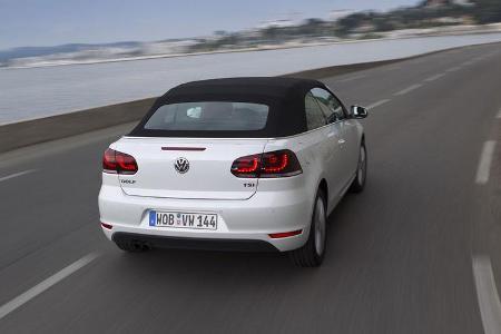 VW Golf Cabrio, Rückansicht, geschlossen