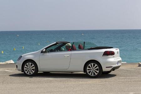 VW Golf Cabrio, Seitenansicht, Dach schließt, Serie2