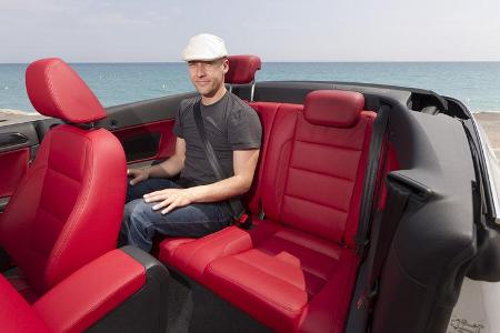 VW Golf Cabrio, Rücksitz, Dani Heyne