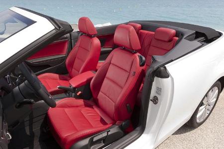 VW Golf Cabrio, Sitze, offen, Detail