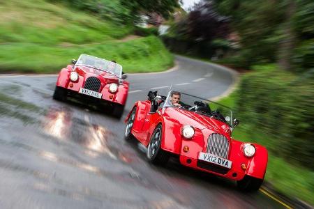 Morgan Roadster V6, Morgan Plus 8, Frontansicht