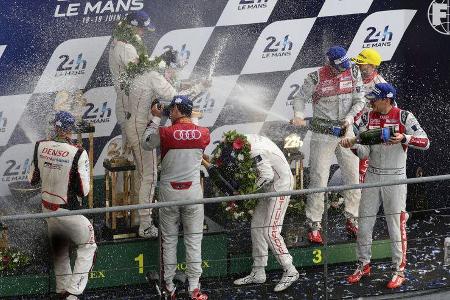 Siegerehrung - 24h Le Mans - Sonntag - 19.06.2016