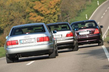 Youngtimer-Fahrbericht-Mercedes-S-500-BMW-740i-Audi-A8-4.2