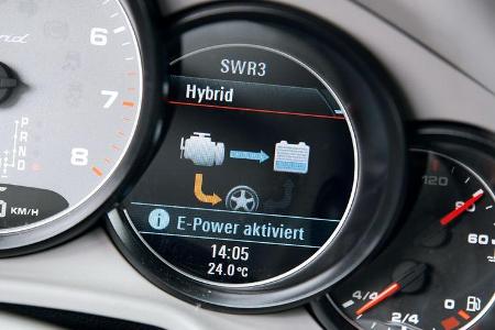 Porsche Panamera S Hybrid, Anzeige