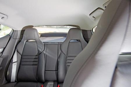 Porsche Panamera Diesel, Rücksitze