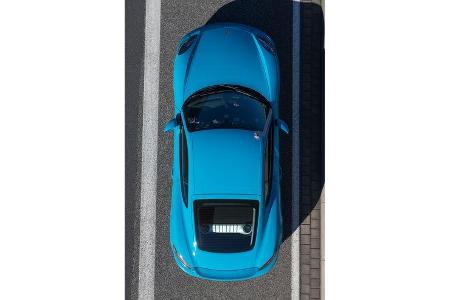 Porsche 718 Cayman S, Draufsicht