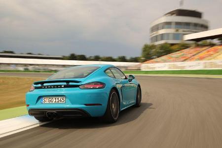 Porsche 718 Cayman S, Heckansicht