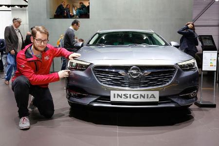 Opel Insignia Sports Tourer 2017 Autosalon Genf Sitzprobe