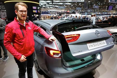 Opel Insignia Sports Tourer 2017 Autosalon Genf Sitzprobe