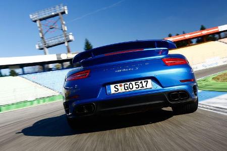 Porsche 911 Turbo S, Heckansicht