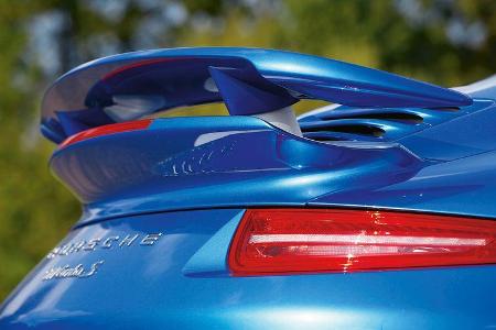 Porsche 911 Turbo S, Heckflügel