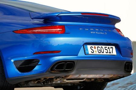 Porsche 911 Turbo S, Auspuff, Endrohre